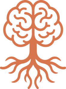 logo naranja Símbolo oficial de La Raíz de la Ansiedad - Brais Moldes Peña.